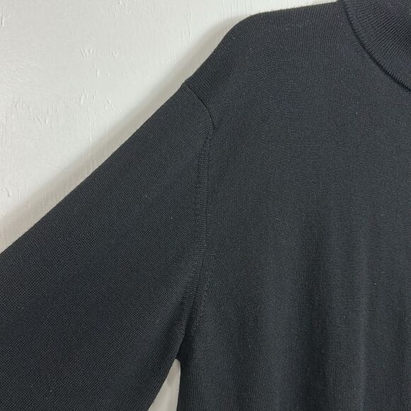 Brunella Gori Men's Merino Wool Black Full-Zip Cardigan Sweater Size L - Picture 3 of 10